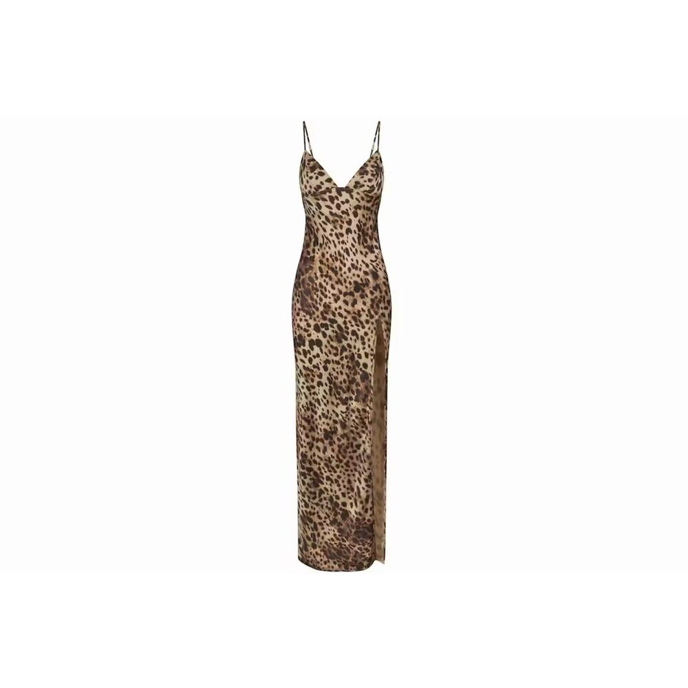 Skims X Dolce Gabbana Silk Long Slip Dress sz Large With Box